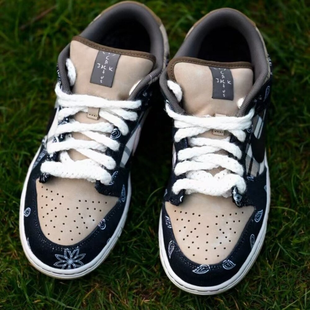 New Nike Dunk Cashew Flower Women's Sports Shoes